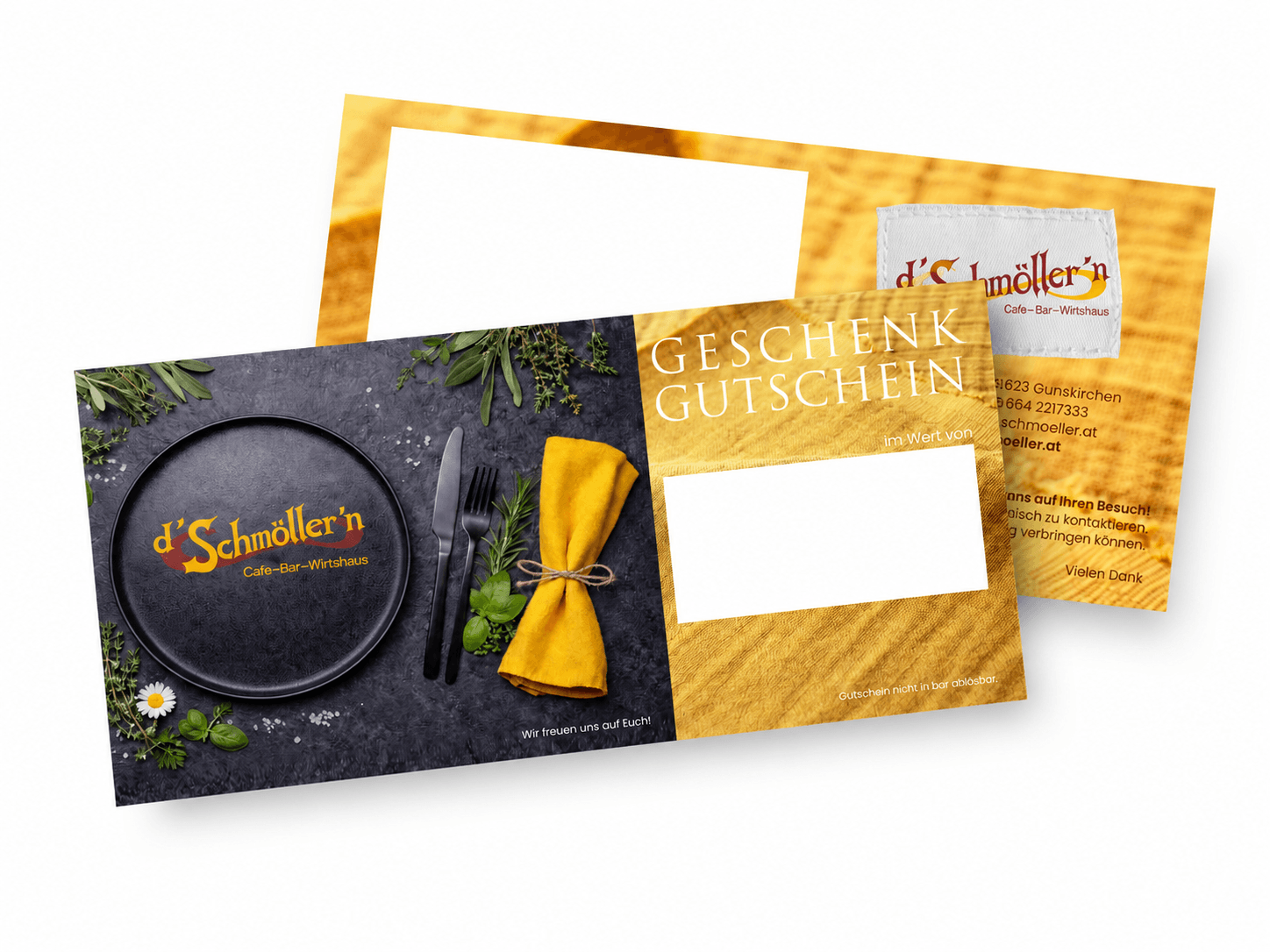 d'Schmöller'n Geschenkgutschein